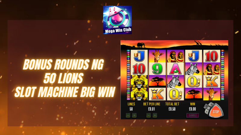 50 lions slot machine big win
