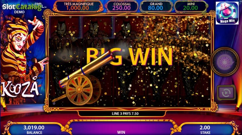 kooza slot machine big win